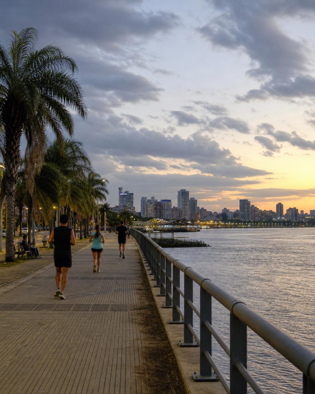 Avenida arbolada en Asunción